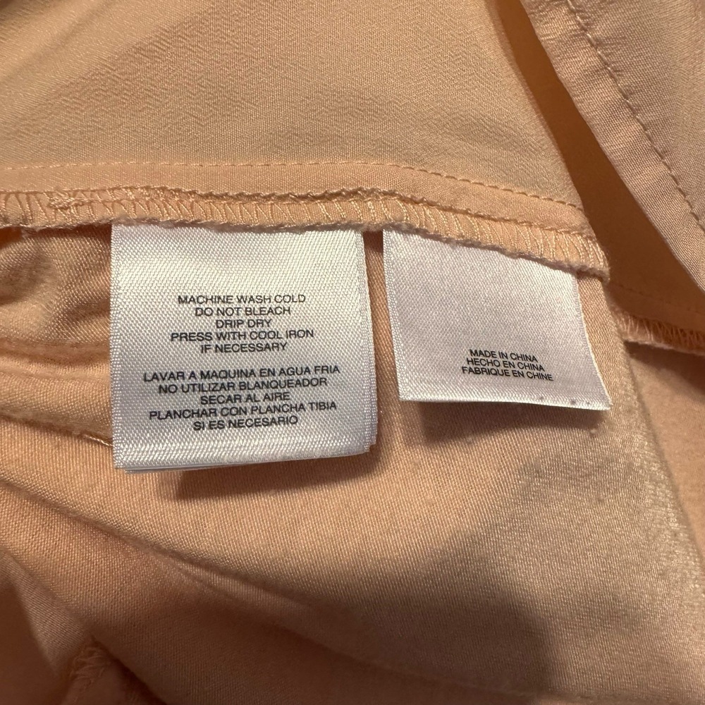 Ann Klein Womens Top Size L Pink Regular Fit Scoop Neck Bell Sleeve - Picture 7 of 8